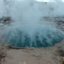 Smoking hot pool